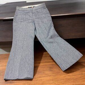 J Crew Hayden AV449 Herringbone Linen Blend Fully Lined‎ Crop Pant
